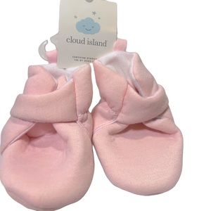 Pretty Pink Newborn Booties
